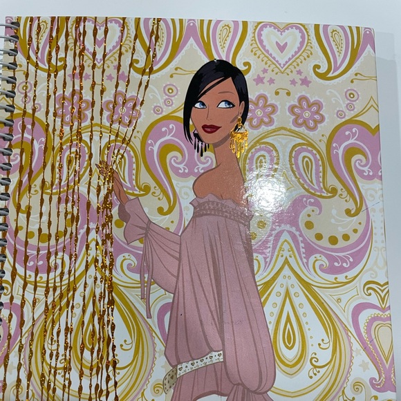 Vintage BOHO theme Jordi LaBanda Coil Notebook or Journal 8.25” x 6.5” - Picture 2 of 9